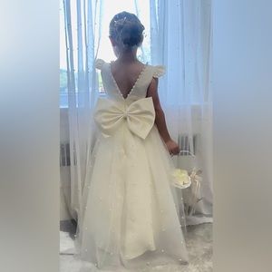 Ivory Flower Girl/communion Dress 4T